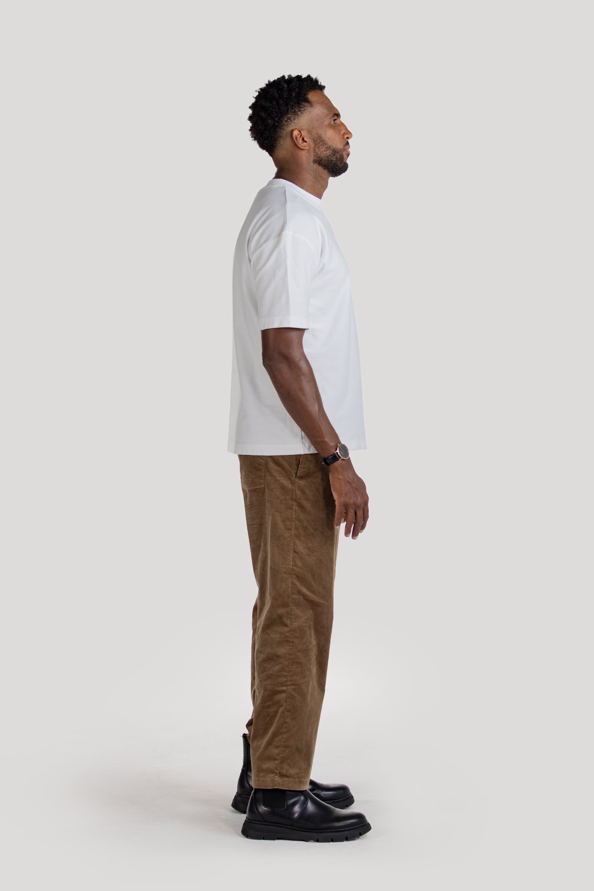 Semi-Oversized Signature T-Shirt - White