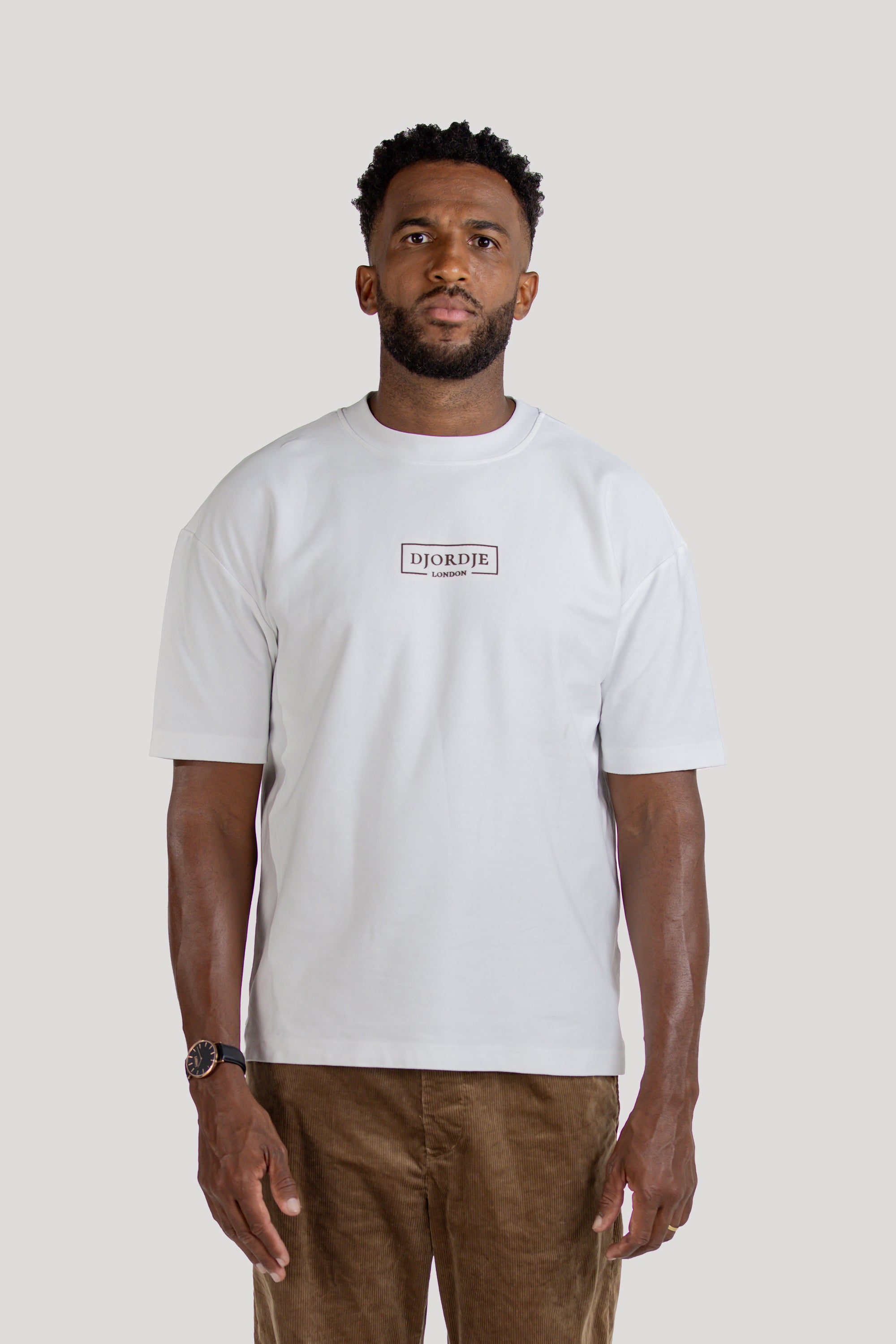 Semi-Oversized Signature T-Shirt - White