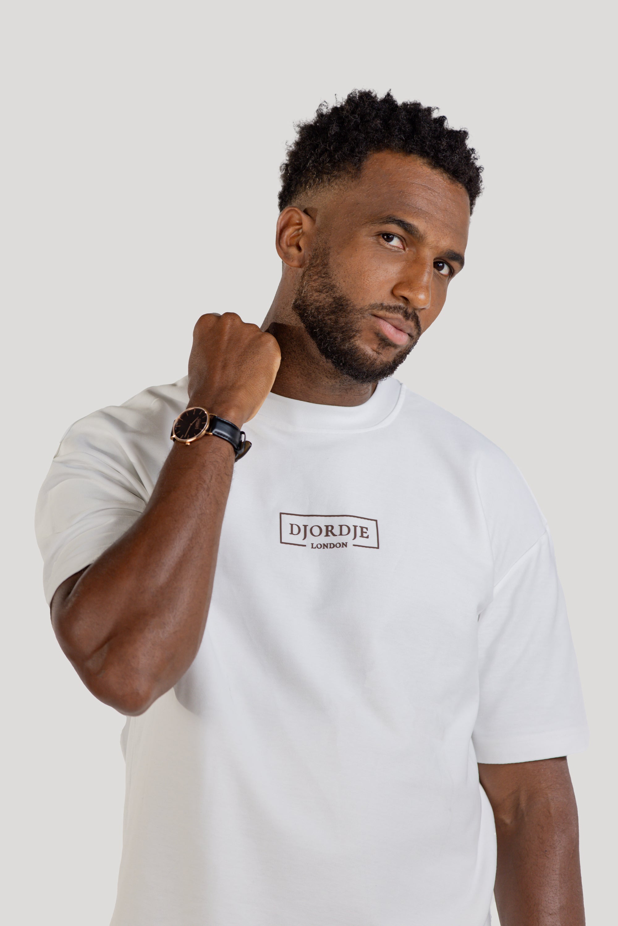 Semi-Oversized Signature T-Shirt - White