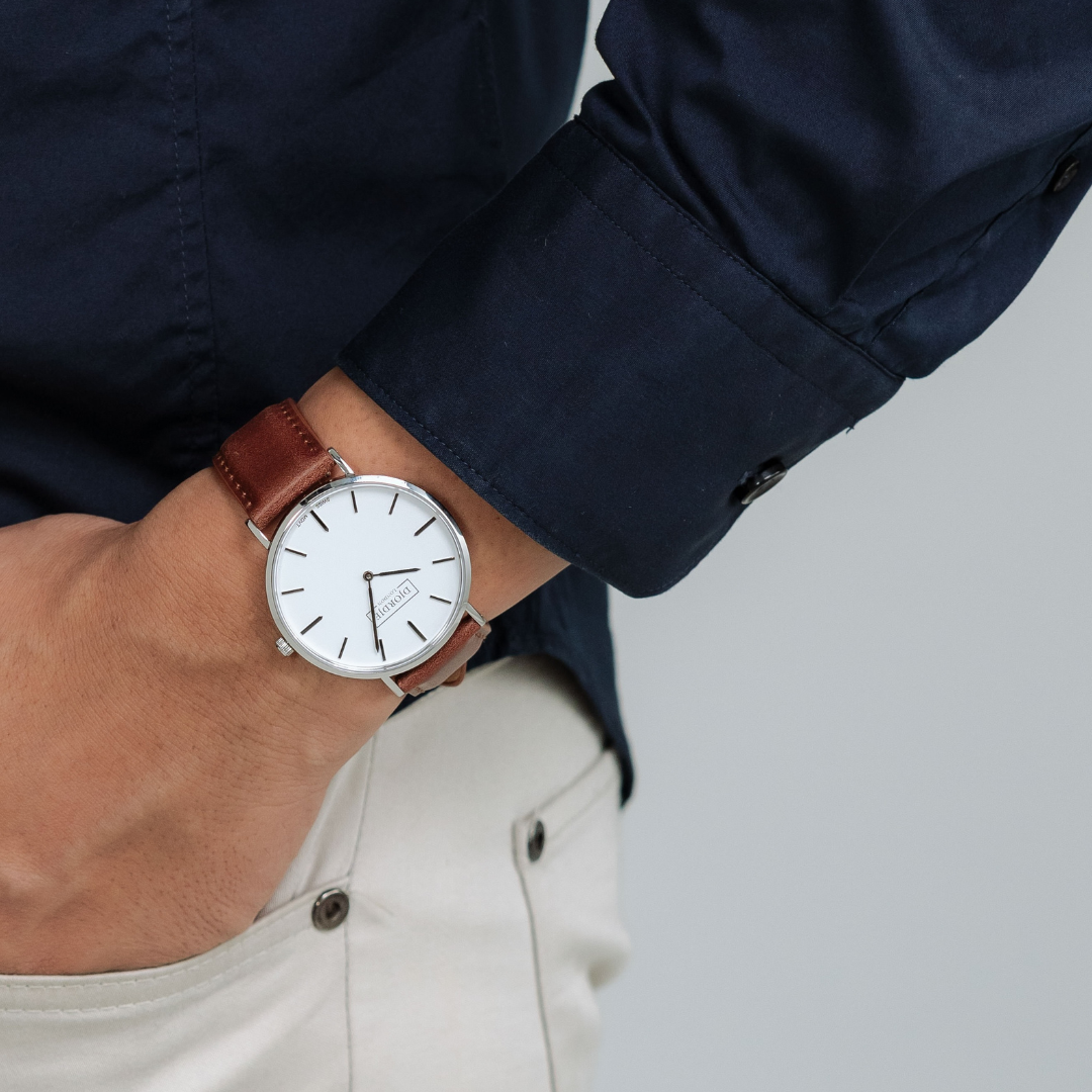 Classic Oxford - Vintage S White 40mm