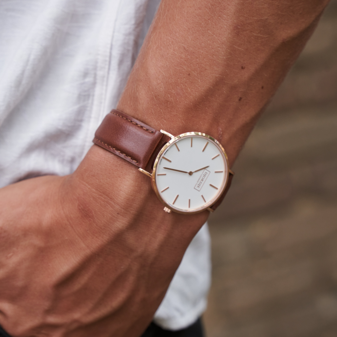 Classic Oxford - Vintage RG White 40mm